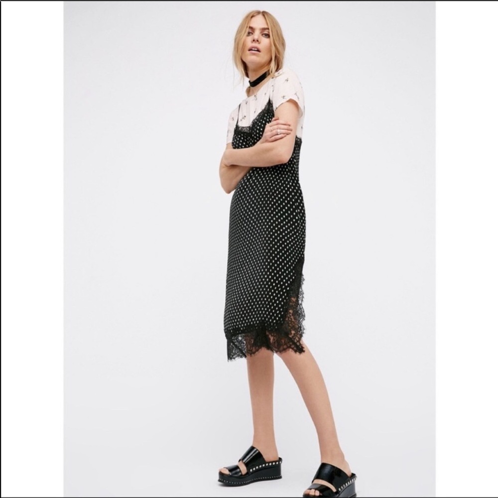 Free People Margot Laced midi dress 12